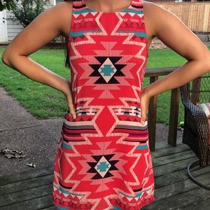 Colorful pattern dress